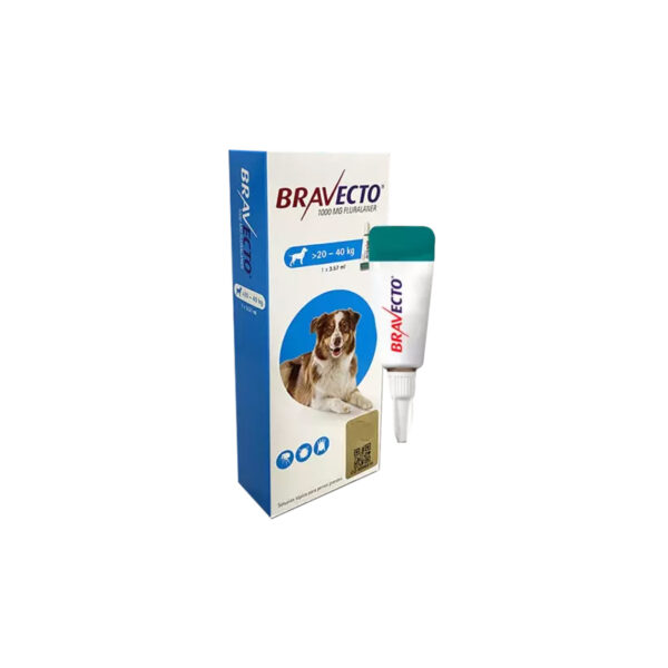 Bravecto 1000 mg (20 a 40 Kg.)
