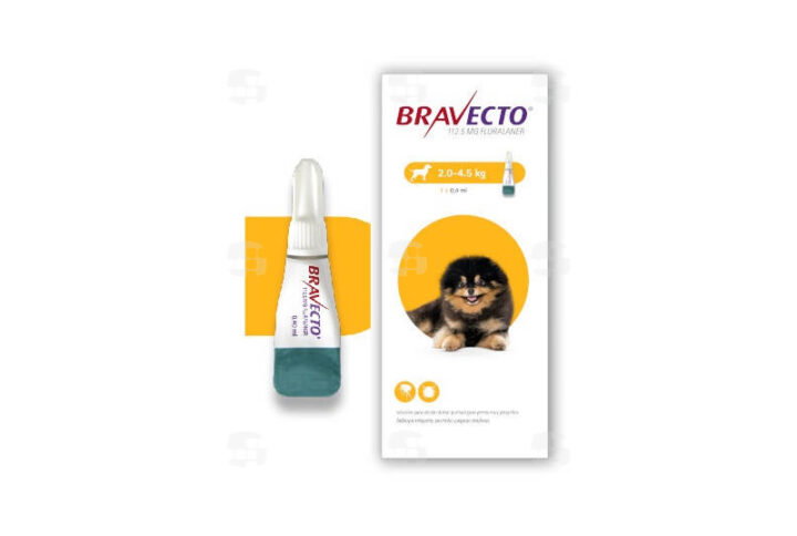 Bravecto 112,5 mg (2 a 4,5 Kg)