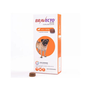Bravecto 250 mg (4,5 a 10 Kg)