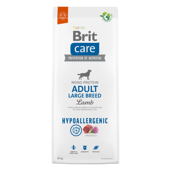 Brit Care Dog Hypoallergenic Large Breed Lamb 12 Kg.