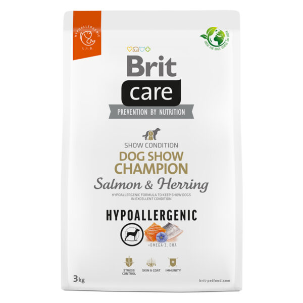 Brit Care Dog Hypolallergenic Dog Show Champion 3 Kg.