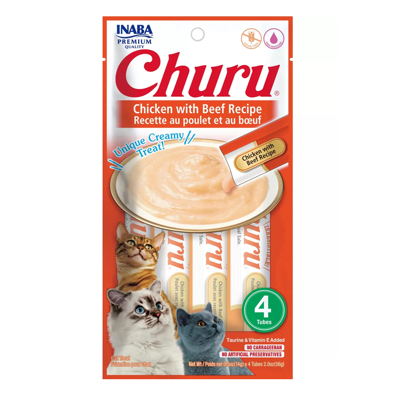 Churu Cat Chicken – Beef 14 grs tubo