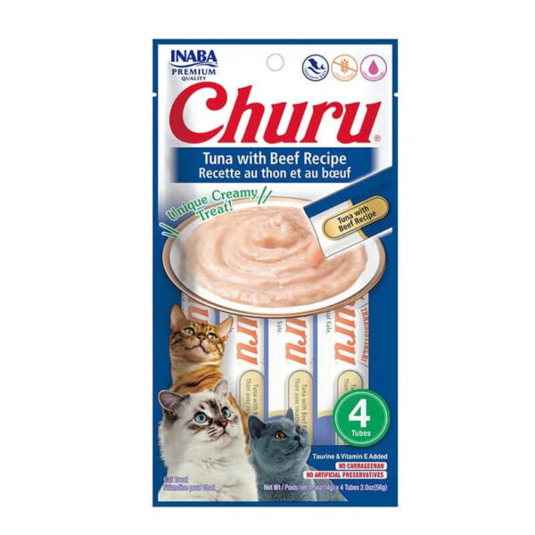 Churu Cat Tuna – Beef 14 Grs. Tubo
