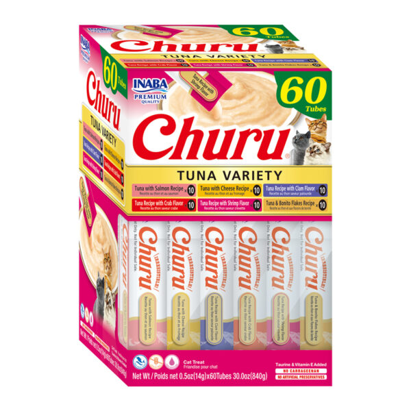 Churu Cat Variety Tuna 14 Grs. 60 Tubos