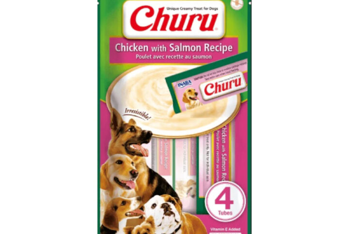 Churu Perro Chicken-Salmón 14 Grs. 4 Tub