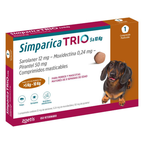 Simparica Trio 5-10 KG 1 Comp